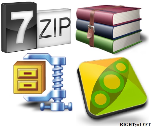 Winrar YA 7-Zip YA WinZip YA PeaZip – File Compressor – RIGHT ya LEFT