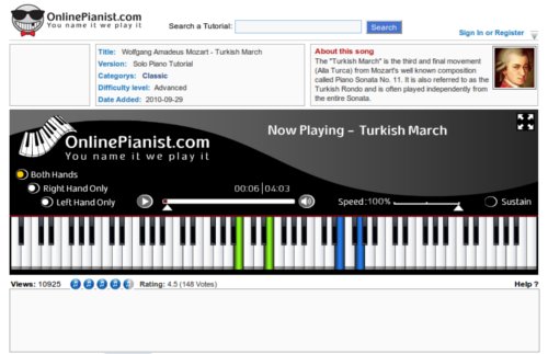 online piano