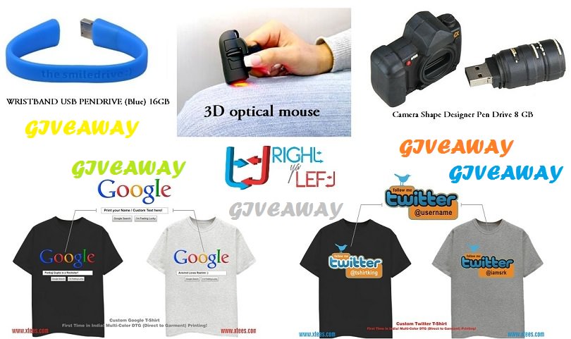 giveaway pendrive mouse tshirts