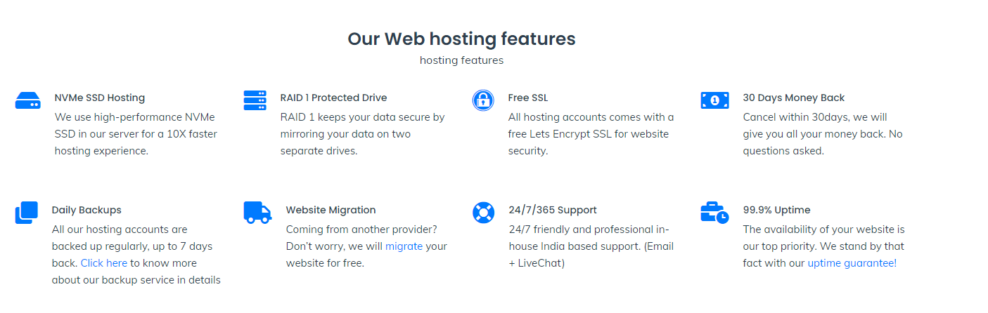hosting-features